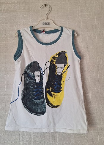 Baskılı Beyaz Çocuk Atlet 3'lü Paket - Görsel 5