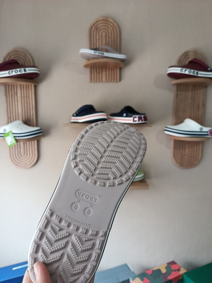 Gri Beyaz Erkek Kaydırmaz Terlik Velcro - Görsel 5