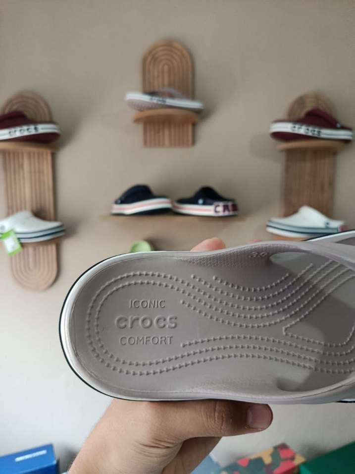 Gri Beyaz Erkek Kaydırmaz Terlik Velcro - Görsel 3