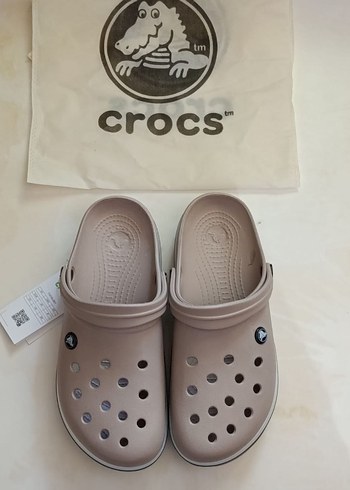 Erkek Bej Crocs Terlik