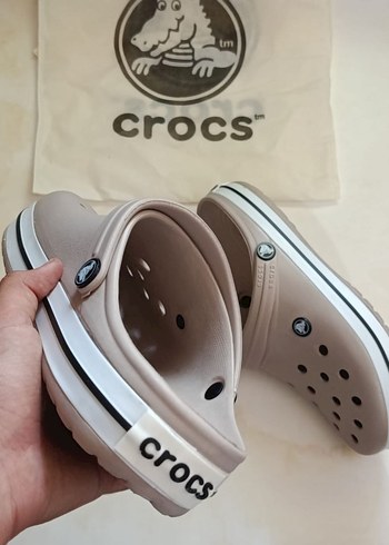 Erkek Bej Crocs Terlik - Görsel 5