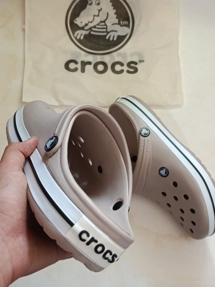 Erkek Bej Crocs Terlik - Görsel 5