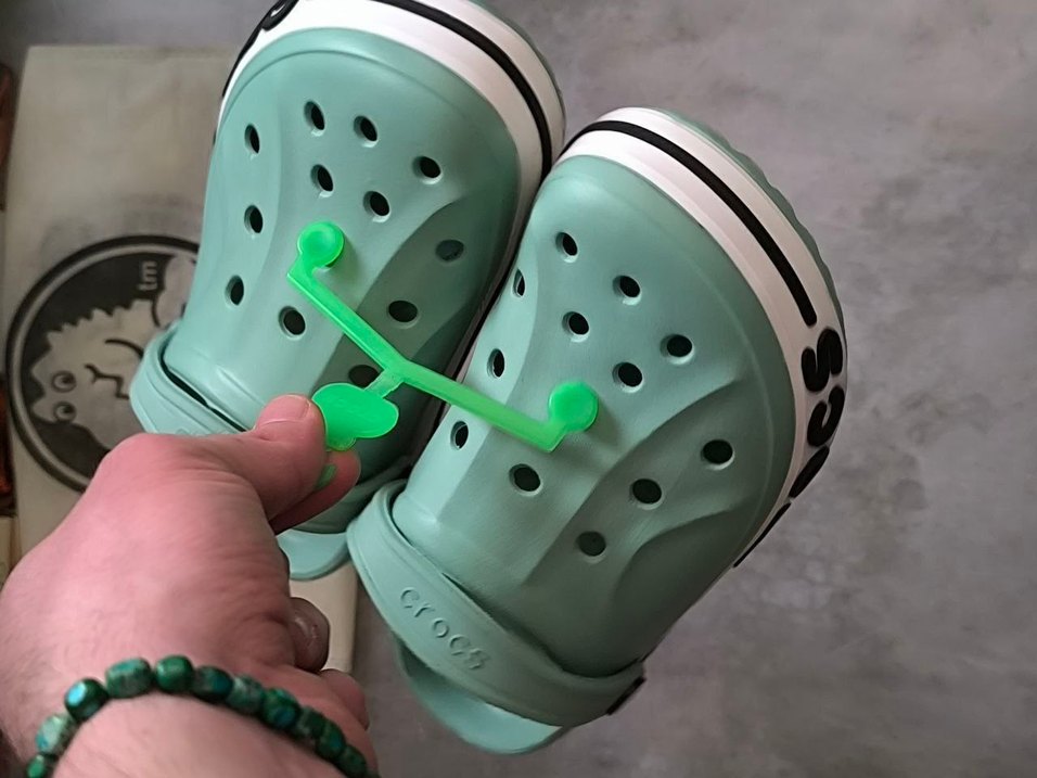 Yeşil Crocs Dolgu Topuk Terlik - Görsel 2