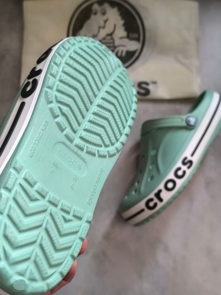 Yeşil Crocs Dolgu Topuk Terlik - Görsel 5