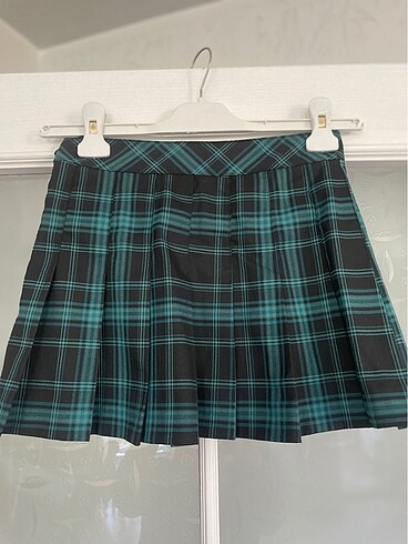 xs Beden H&M ekose mini etek