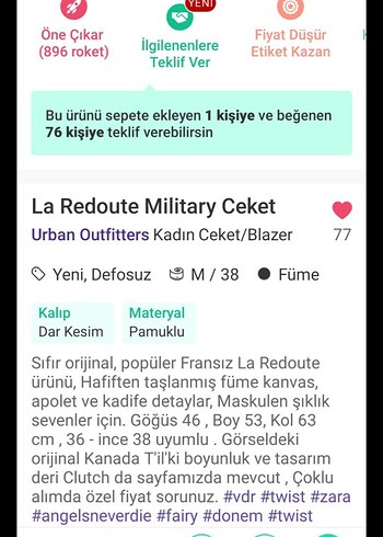 Diğer Özel ilan - Ceket ve iki Bluz