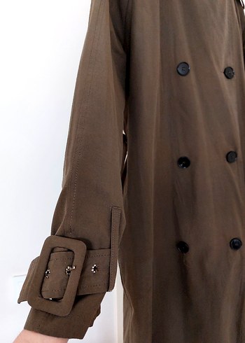 minik terziUzun Keten Trençkot - Görsel 2