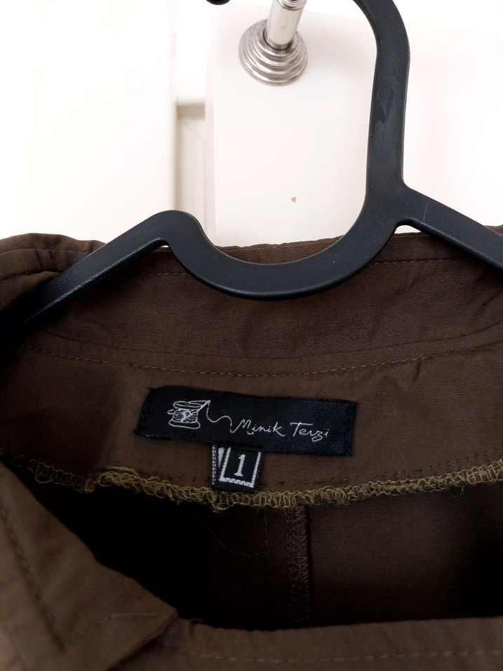 minik terziUzun Keten Trençkot - Görsel 3