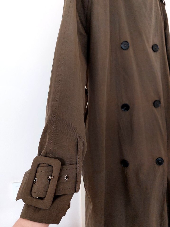 minik terziUzun Keten Trençkot - Görsel 2