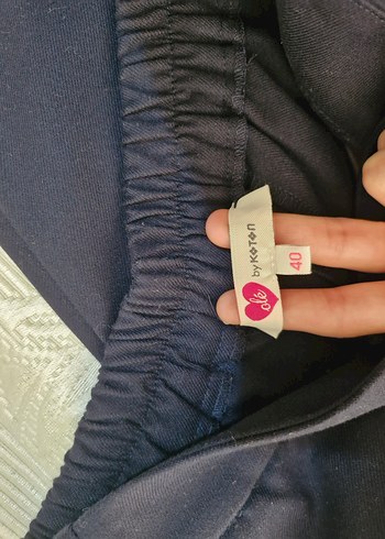 40 Beden lacivert Renk KOTON Kumaş Pantolon