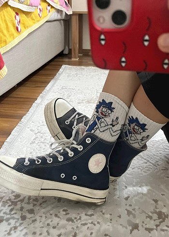 CONVERSE Unisex Mavi Sneakar - Görsel 2