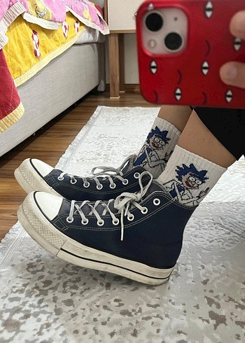 CONVERSE Unisex Mavi Sneakar - Görsel 3