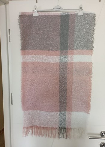 Diğer Pembe Gri Kadın Şal ,atkı ,omuz şalı