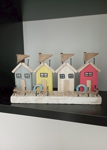 Renkli Ahşap Ev Dekoru - Görsel 2