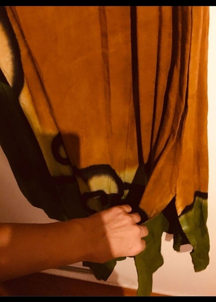 Pamuklu şile bezi elbise  - Görsel 2