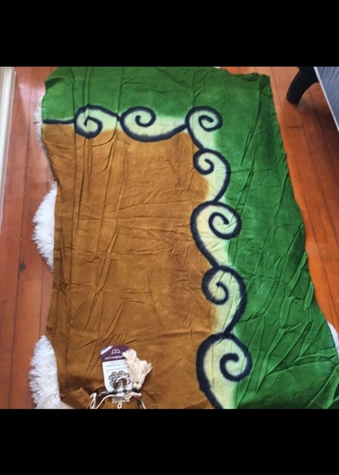 Pamuklu şile bezi elbise  - Görsel 3