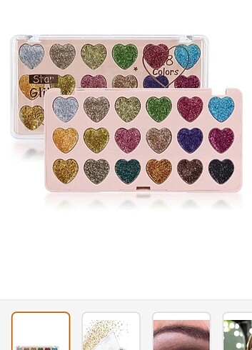 s Beden çeşitli Renk Glitter 