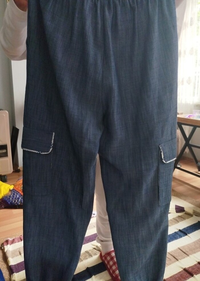 Salaş bol pantolon - Görsel 3