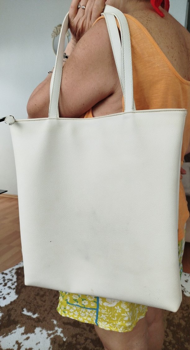 Beyaz U.S. Polo Assn. Deri Kol Çantası - Görsel 3