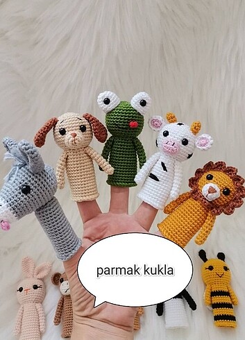 Beden Amigurumi parmak kukla