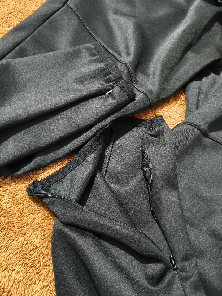 Erkek Siyah Fermuarlı Rahat Kesim Eşofman - Görsel 2