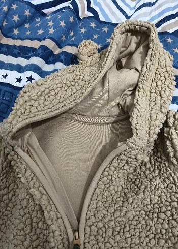 Kahverengi Erkek Bebek Kapüşonlu Tulum - Görsel 5