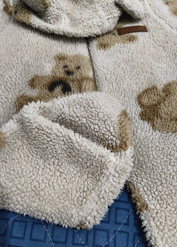 Kahverengi Nakışlı Bebek Tulum - Görsel 4