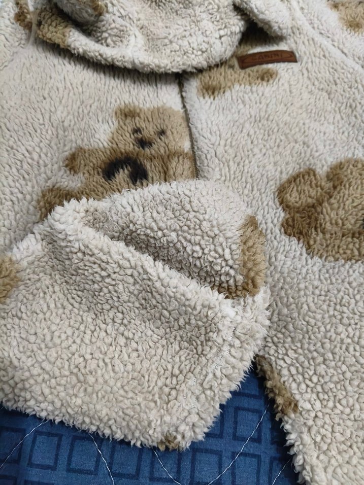 Kahverengi Nakışlı Bebek Tulum - Görsel 4