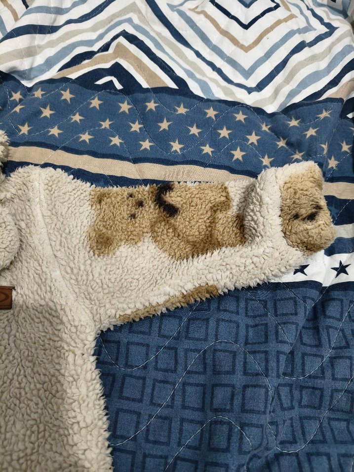 Kahverengi Nakışlı Bebek Tulum - Görsel 5