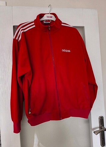 Oversize Vintage Adidas sweet_kırmızı