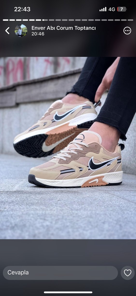 Beyaz Bağcıklı Kadın Spor Ayakkabı - Görsel 2