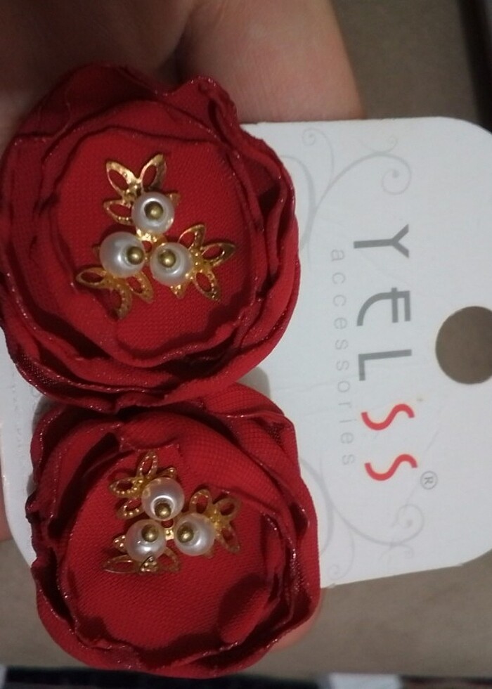 Çiçek küpe  - Görsel 1