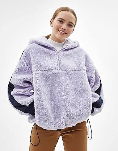 Bershka Peluş Sweatshirt