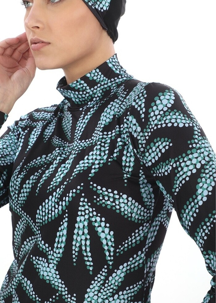 Nokta detay desenli haşema - Görsel 4