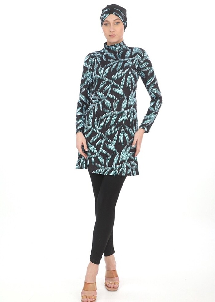 nokta detay desenli haşema - Görsel 5