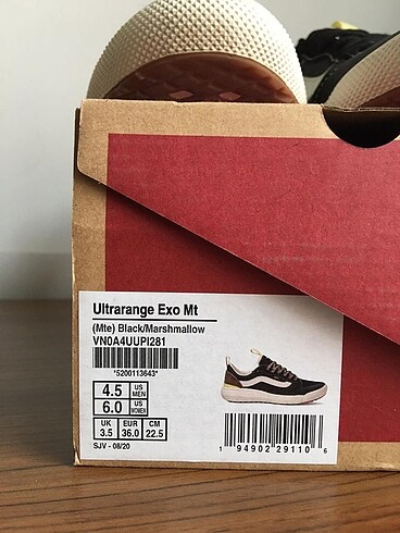 36 Beden siyah Renk Vans Ayakkabı