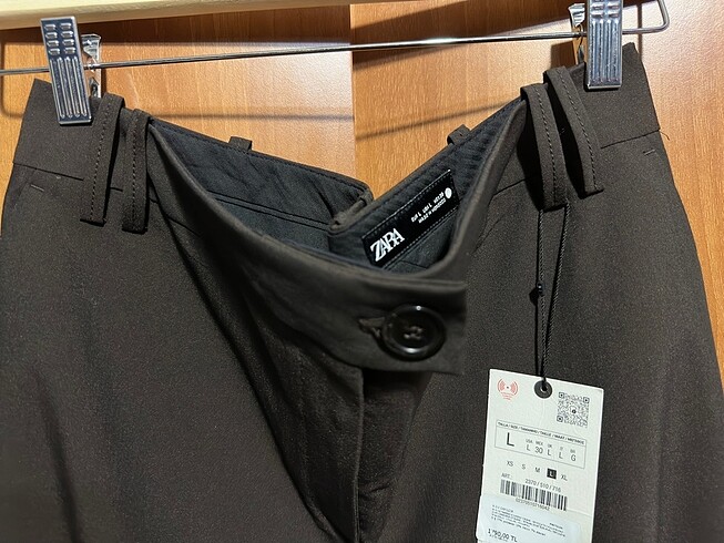 l Beden Zara Paçaları Kayışlı Pantolon