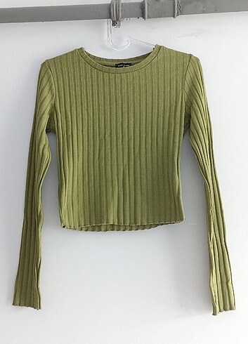 River Island Yeşil dar crop
