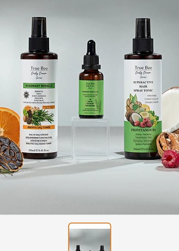 True Bee Güçlü 3'lü Mucizevi Saç Seti - Görsel 2