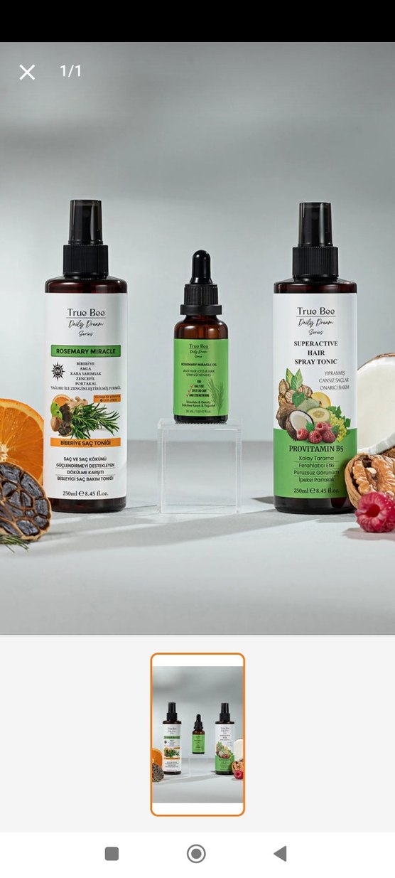 True Bee Güçlü 3'lü Mucizevi Saç Seti - Görsel 2