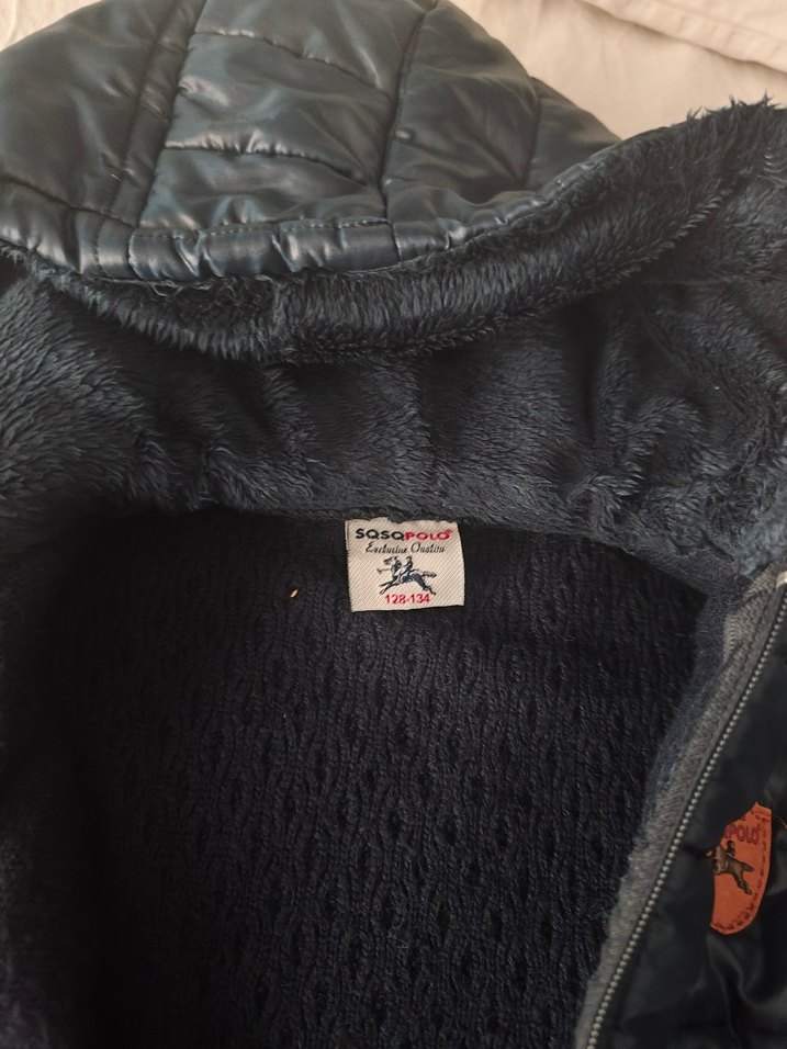 erkek çocuk triko şişme yelek karışımı - Görsel 2