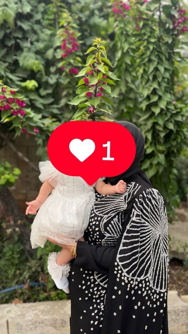 İşlemeli Siyah Uzun Kollu Uzun Abiye Elbise - Görsel 3