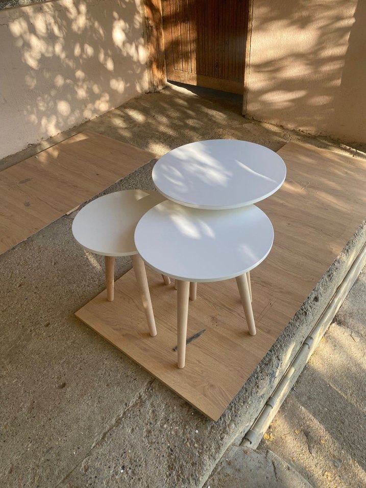 3 lü mdf sehpa - Görsel 3