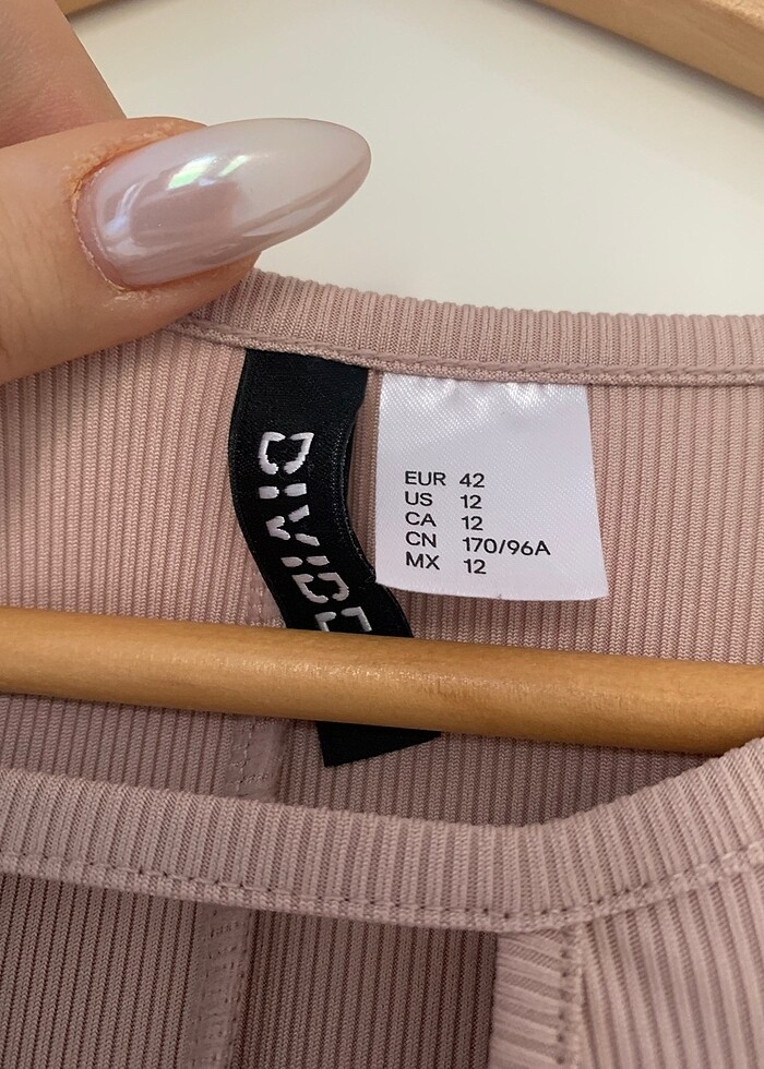 H&M pudra elbise - Görsel 2