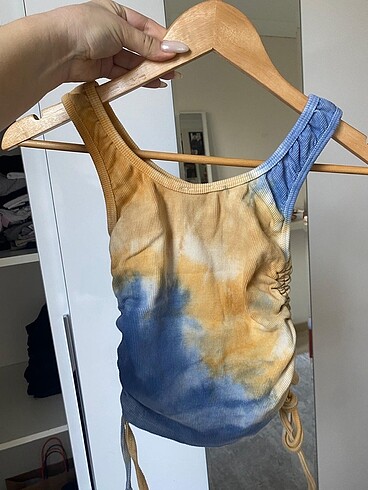 Yanı Büzgülü crop - Görsel 2