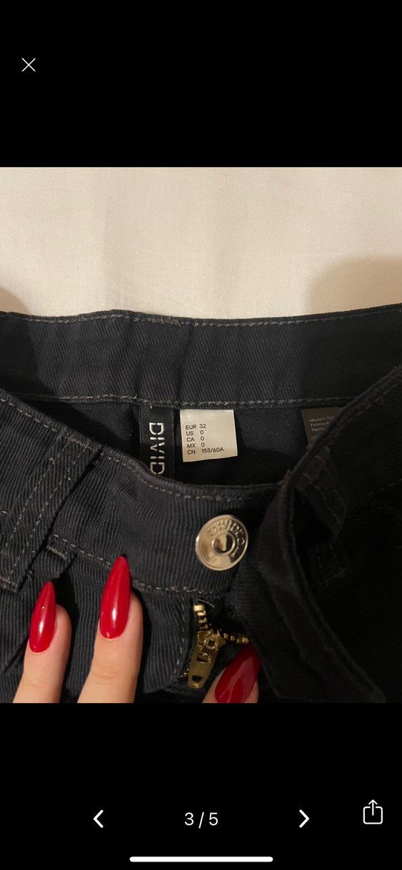 H&M siyah jean - Görsel 2