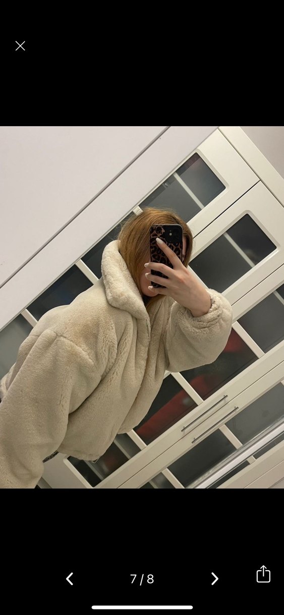 Stradivarius peluş mont - Görsel 4