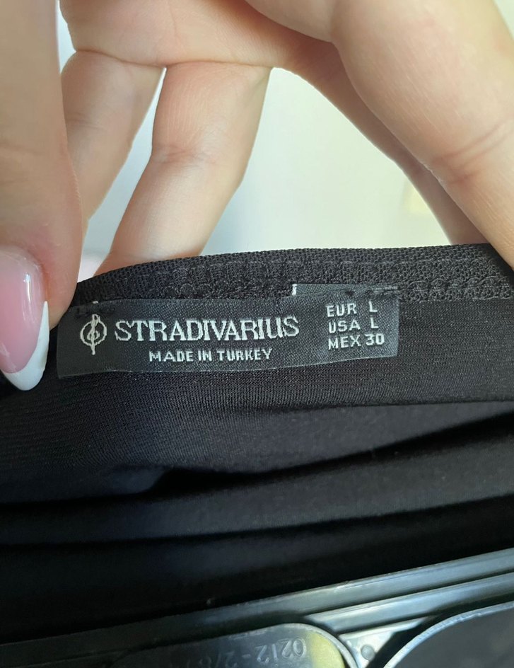 Stradivarius tüllü crop - Görsel 2