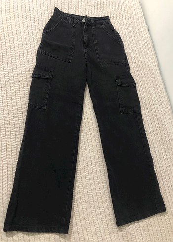 Siyah kargo Pantolon