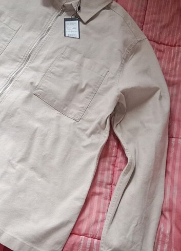 Mavi erkek denim fermuarlı ceket 